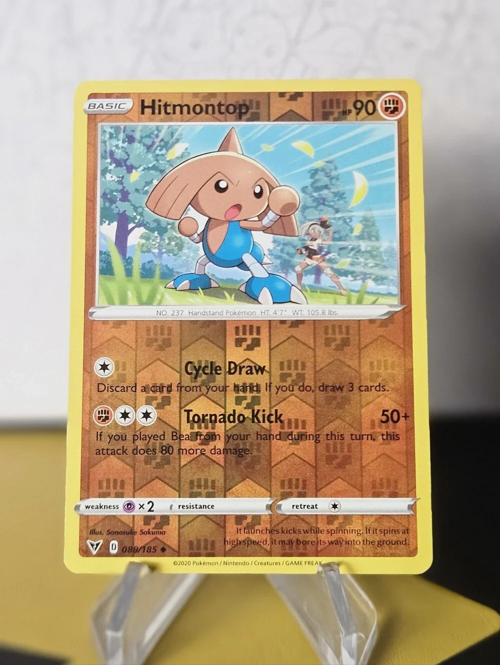 Hitmontop 088/185 Pokemon TCG Reverse Holo Rare